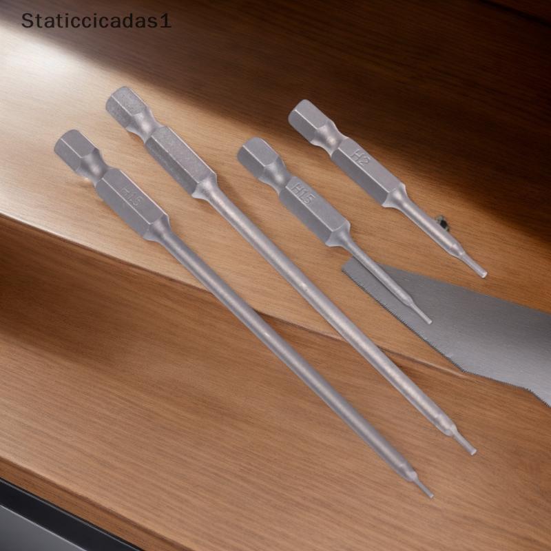 STA 10 ชิ้น Hex Shank หัวแม่เหล็กสกรูไดร์เวอร์ 50/100 มิลลิเมตรไขควง Bits H1.5-H12 Nut Driver ชุดเจา