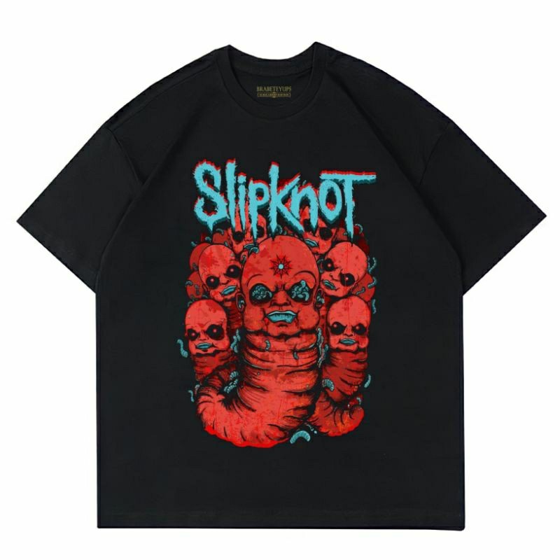 SLIPKNOT METAL BAND เสื้อยืดผู้ชายผู้หญิง DEATH METAL PUNK ROCK HARDCORE CLOTHES