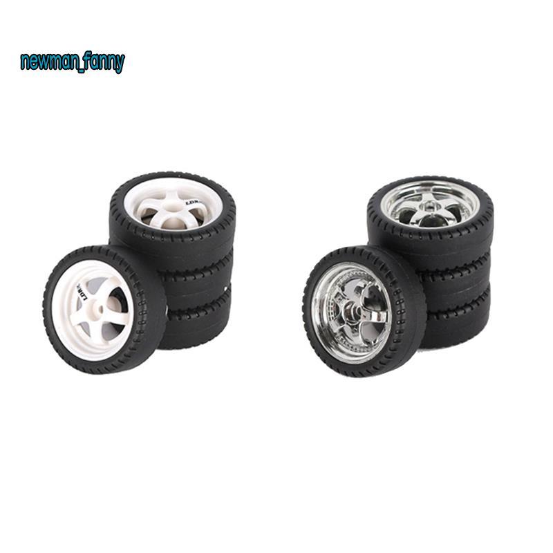 4 ชิ้น 33 มิลลิเมตร RC Drift ล้อยาง Hard Tyre สําหรับ LDRC AE86 A86 A86P LD1801 1/18 RC รถอะไหล่อัพเ
