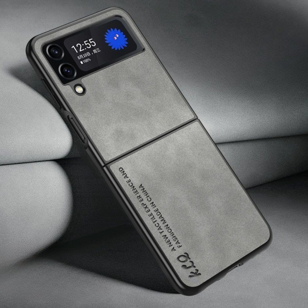 หรูหราSheepskin หนังสําหรับ Samsung Galaxy Z Flip4 นุ่มกันกระแทกปกหลังสําหรับ SM-F721B SM-F721B/DS S