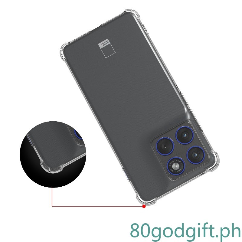 เคสโทรศัพท์สําหรับ Moto Edge 70 Clear TPU สําหรับ Moto Edge 70 60 60 S Fusion Pro Neo Stylus X70 Air โปร่งใสกันกระแทกถุงลมนิรภัยปกหลัง - รูปที่ 3