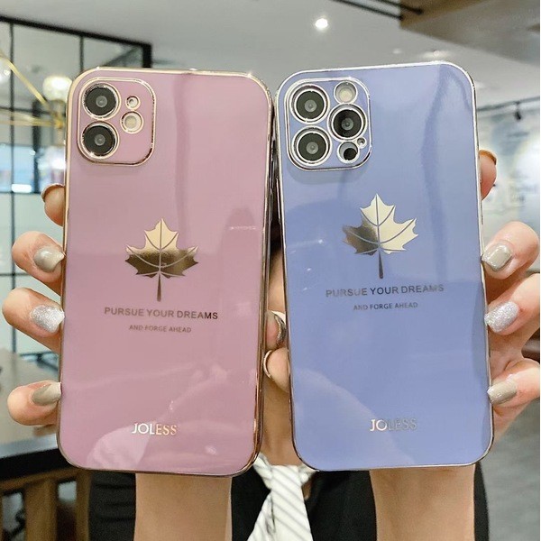 เคส vivo y200 เคส y200 5g เหมาะสําหรับ vivo S20 X200S Maple Leaf Electroplating โทรศัพท์มือถือ Soft 