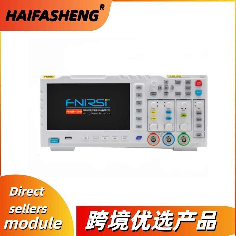 FNIRSI 1014D ออสซิลโลสโคปดิจิตอลแบบพกพาสองในหนึ่งเดียว 100MHz เครื่องกําเนิดสัญญาณอินพุต Dual-Channe