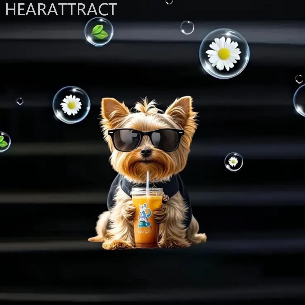 HEARATTRACT แมวสุนัขรถ Air Freshener Diffuser Outlet Vent คลิปน้ําหอม Air Outlet Aroma Diffuser คลิป