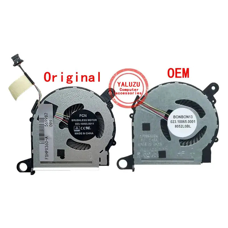 พัดลมระบายความร้อน CPU แล็ปท็อปใหม่สําหรับ HP X360 13-U M3-U TPN-W118 M3-U001DX M3-U003DX M3-U018TU