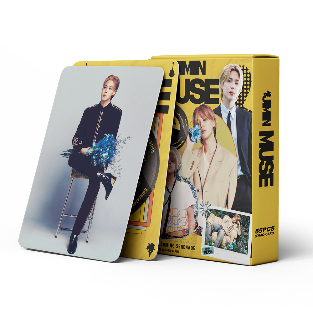 [5.6 ซม.] JIMIN Photocard 55 JIMIN 2ND SOLO อัลบั้ม MUSE Series Photocard Park Jimin