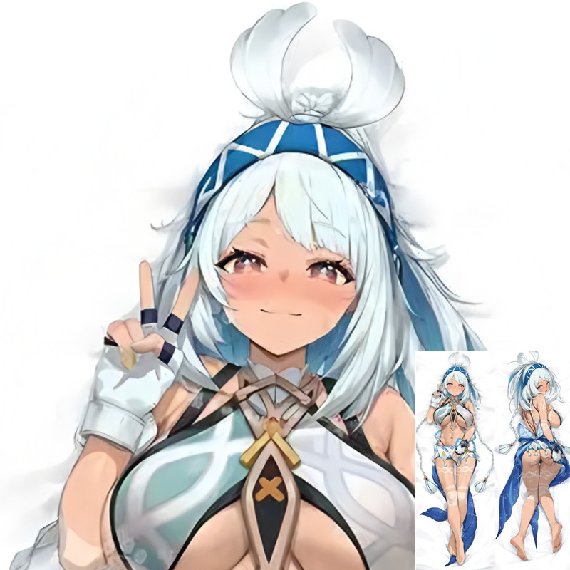 Genshin Impact Mualani Dakimakura Hing Body Case อะนิเมะหมอนปลอกหมอนอิง