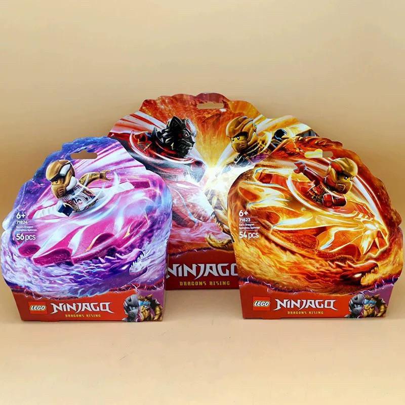 เลโก้ Lego Phantom Ninja 71823/71824/71826 Kai/Solas Dragon Phantom Spinning Top Building Blocks