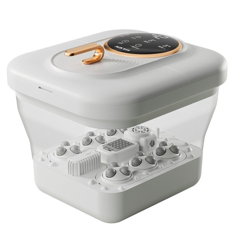 อ่างล้างหน้าเท้า Oaks ไฟฟ้าในครัวเรือนนวดความร้อนอัตโนมัติเต็มรูปแบบอ่างแช่เท้าแบบพับได้ Thermostati