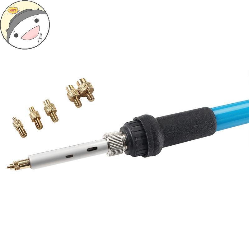 Lanf ความร้อนแทรก Nut Iron Tip M2 M3 M4 M5 M6 ด้ายฝังชุดความร้อนแทรกเครื่องมือสําหรับพลาสติก 3D เครื