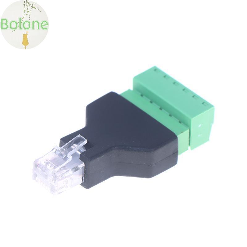 Bolone 1 PC กล้องวงจรปิดอะแดปเตอร์ Ethernet ชายปลั๊กสกรู Terminal Block 6 Pin พร้อม Terminal Plug Sp