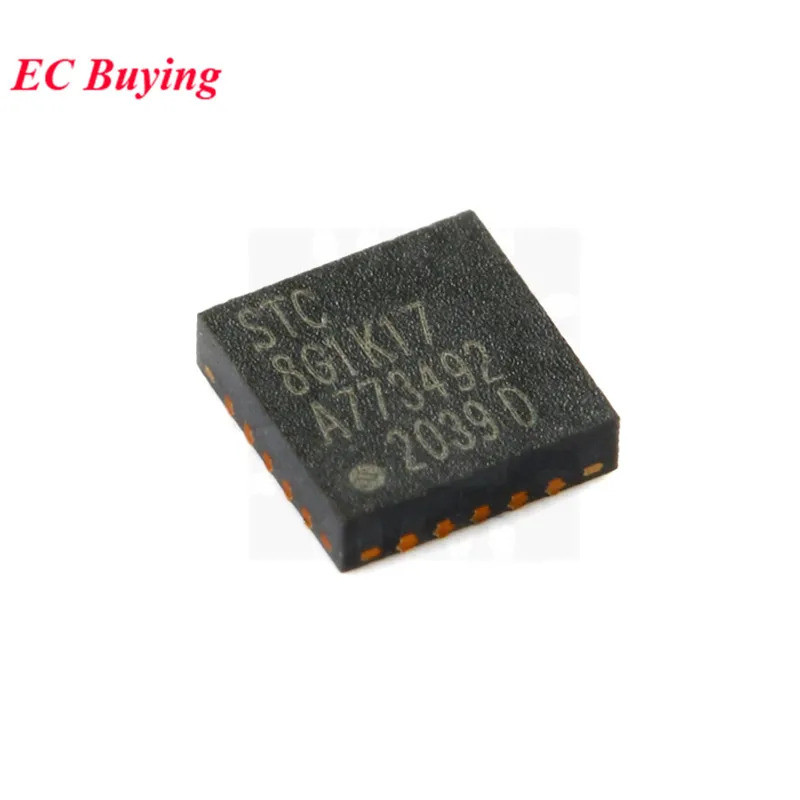 STC8G1K17 STC8G1K17-38I STC 8G1K17 QFN20 Enhanced 1T 8051 Microcontroller MCU IC Controller ชิป 8G1K