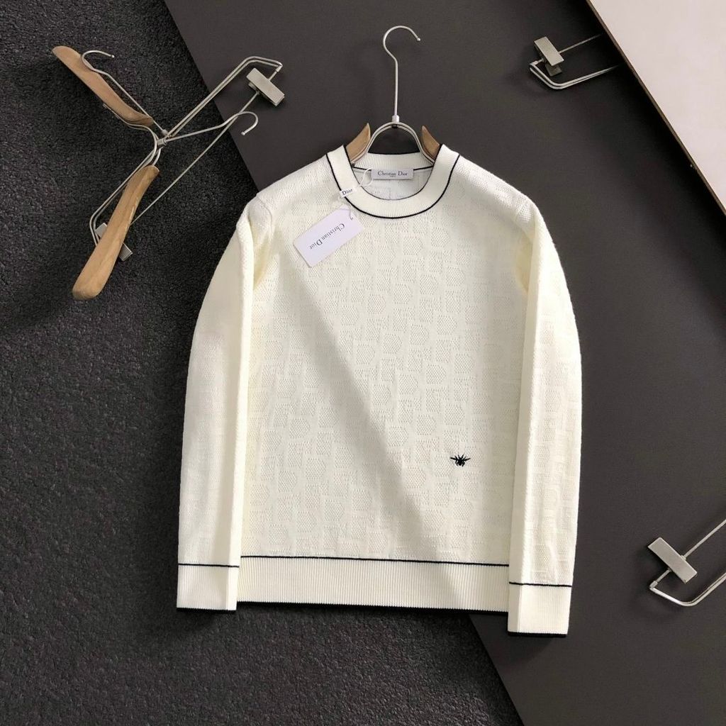 UM7S CD Knitted Autumn Winter New Men's and Women's Crew Neck Sweater Casual Long Sleeve Knitwear Ve