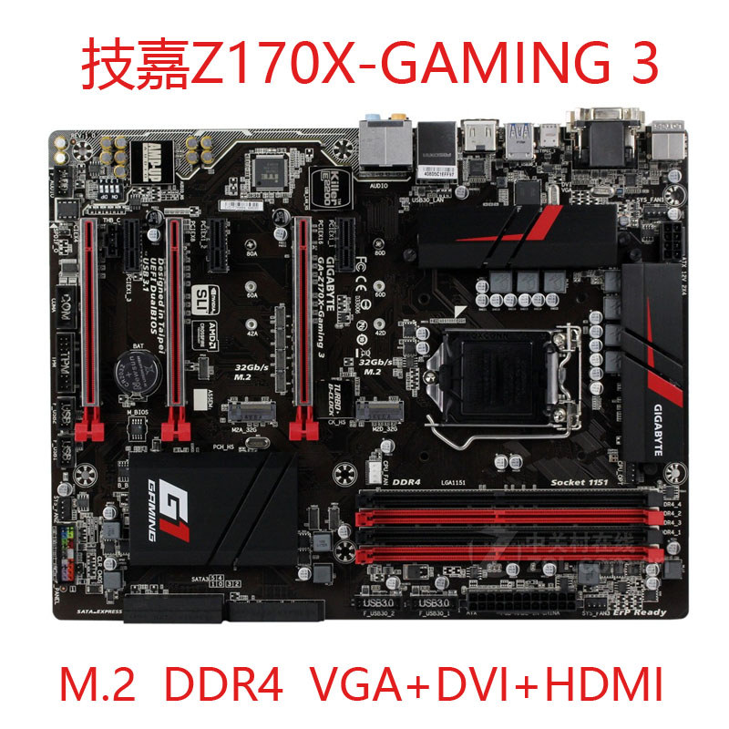 Gigabyte/Gigabyte Z170X-Gaming3/G1.SnipU/HD M/N-WIFI/ND1151 เมนบอร์ด