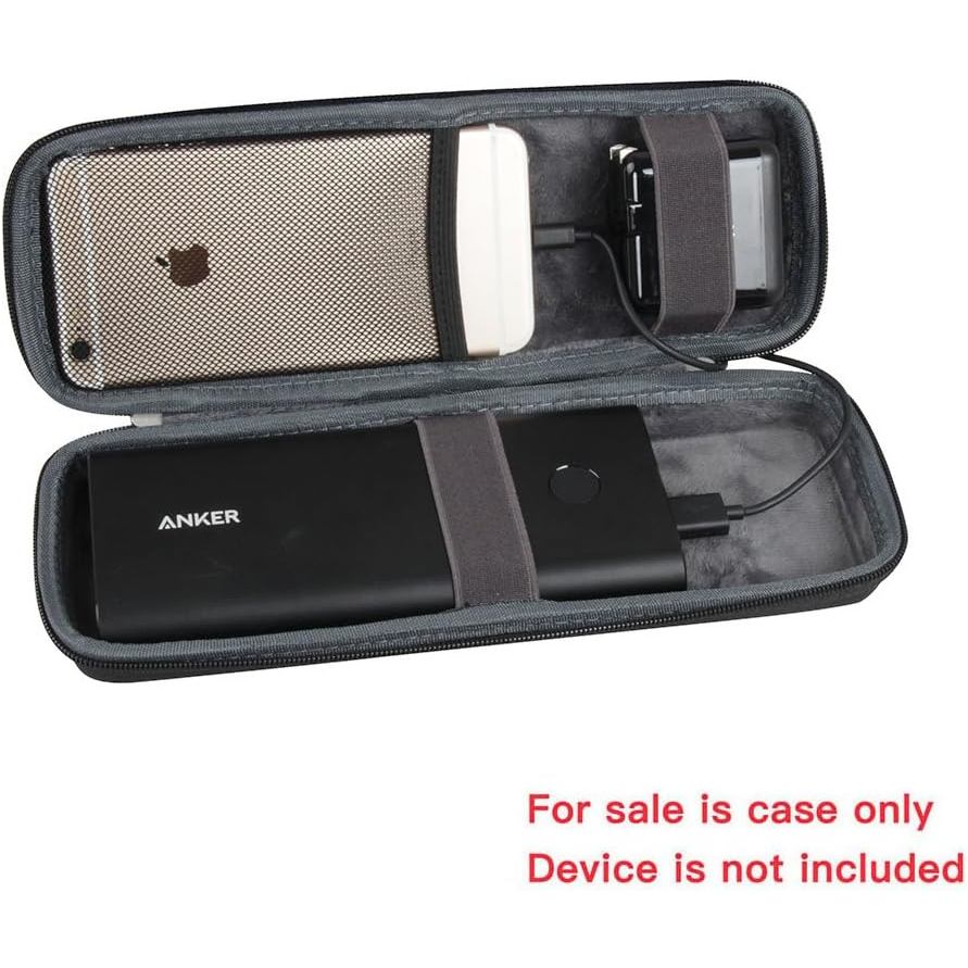 Hermitshell Hard Travel Nylon Case Fits Anker PowerCore 26800 / Anker PowerCore III Elite 25600 PD P