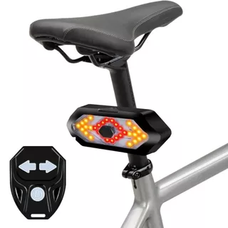 ไฟเลี้ยวจักรยาน LED ไฟท้ายกันฝนชาร์จ รีโมทไฟแสดงสถานะทิศทาง USB พร้อมแตร Mtb อุปกรณ์เสริม