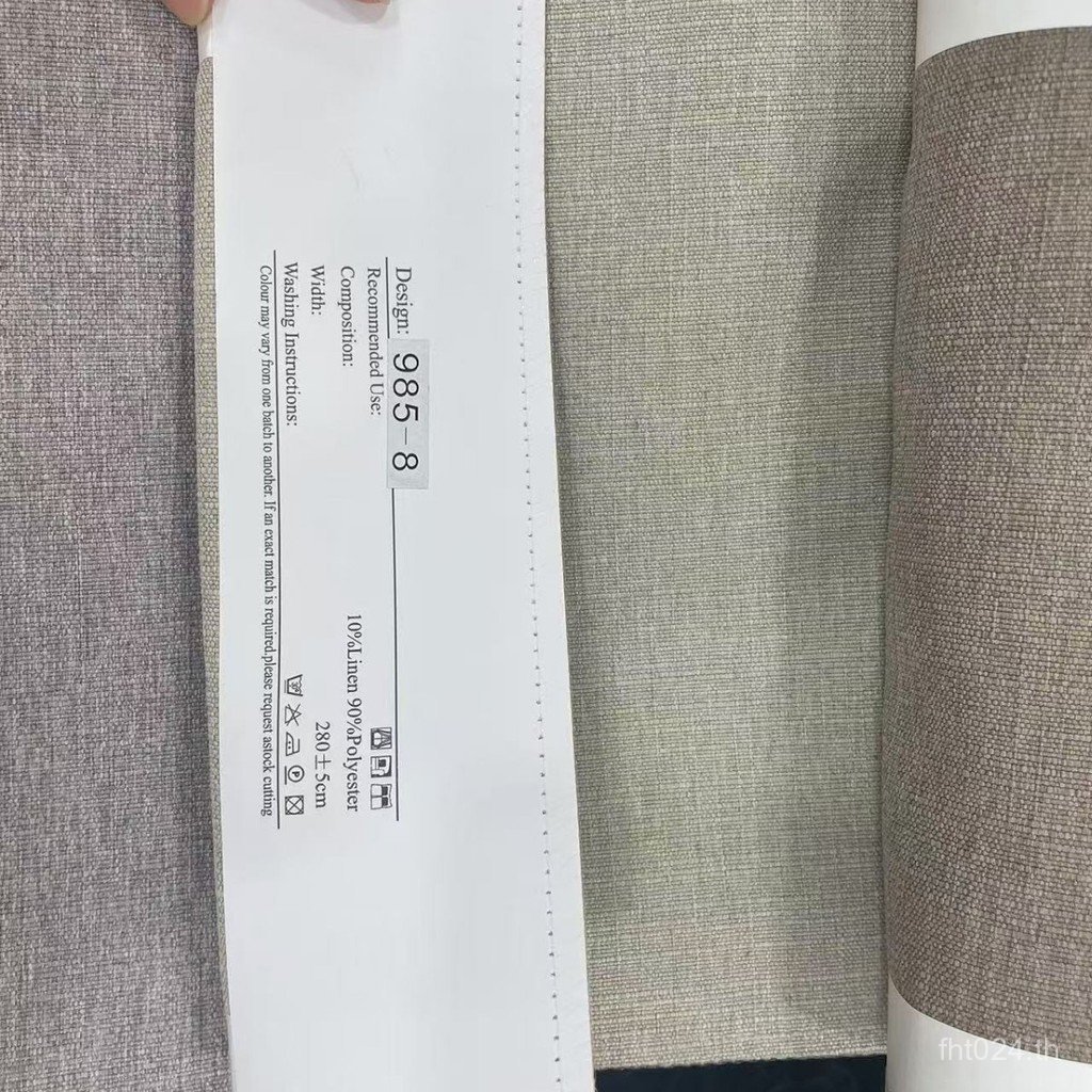 COCK Series ประตู Class Hotel 2.83.3 Slub ผ้าประตู Class ผ้าปูโต๊ะโรงแรมเลียนแบบผ้าลินิน 985 หนักวิศ