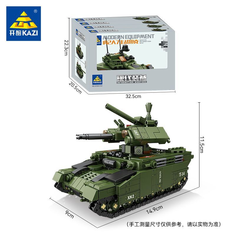 เข้ากันได้กับ Lego Tank Series Leopard 2a7 Building Block ศึกหลัก Terminator Tank Series Leopard 2a7
