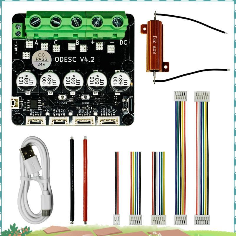 Uejfrdkuwg Type-C อะไหล่สายเคเบิลข้อมูลซิลิโคนสายไฟ V4.2 8-24V Single-Drive High-Current High-Brushl