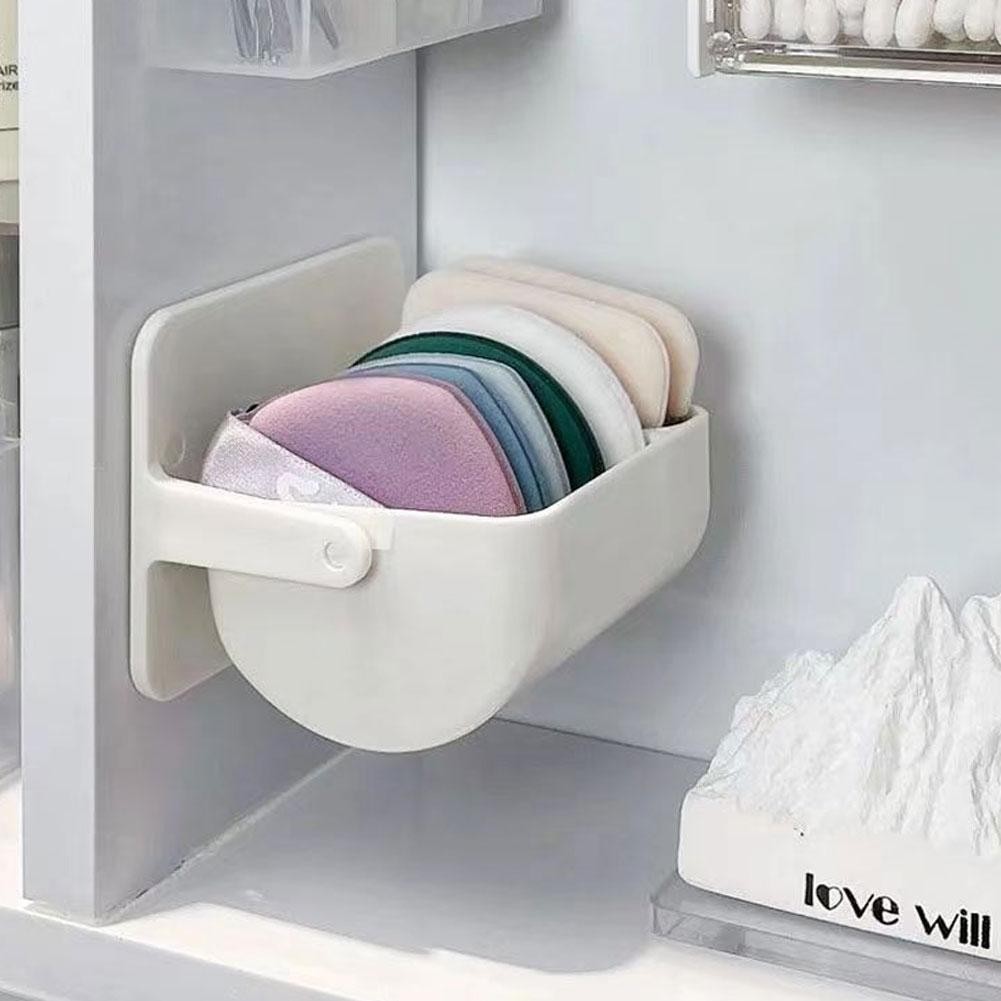 Air Cushion Powder Puff Drying Stand Beauty Makeup Storage Drying Mildew-proof Stand Mini U7n2