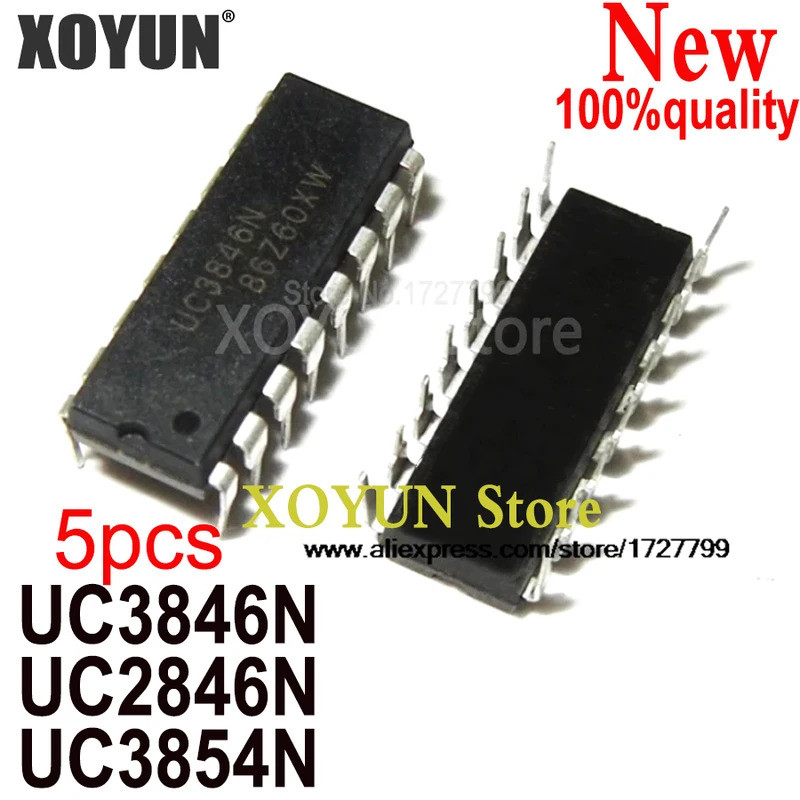 (5 ชิ้น) UC3846N UC2846N UC3854N DIP UC3846 UC2846 UC3854 ชิป ic ในสต็อก GWUK