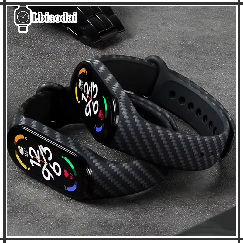 สายซิลิโคนยางดำ for Mi Band 10 9 8 7 6 5 4 3 NFC for Xiaomi Miband 10 9 8 สายรัดข้อมือกีฬาเปลี่ยนสายรัดนาฬิกากันน้ำ