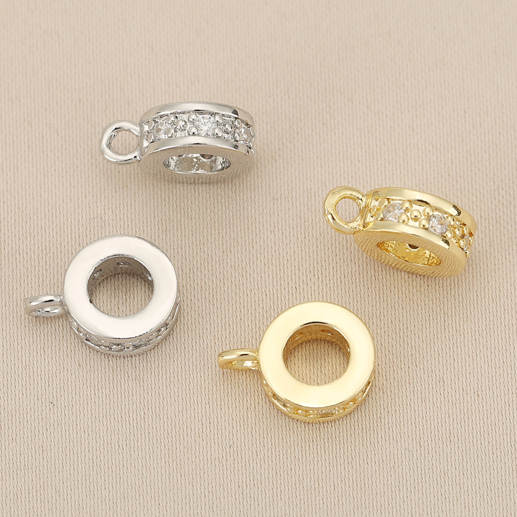 สร้อยข้อมือเพทายฝังดีไซน์หรูกว่าเงิน 18K