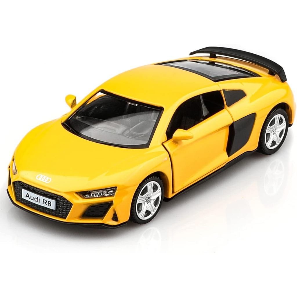 1/36 Scale Audi R8 รถโมเดลDiecast,ดึงกลับรถรถของเล่น,รถยนต์ของขวัญสําหรับชายหญิง P79F