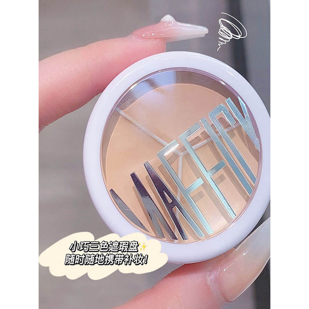 corrector คอนซีลเลอร์ 2025 Tricolor คอนซีลเลอร์คอนซีลเลอร์คอนซีลเลอร์ปกปิด Facial Spots Acne Marks ค