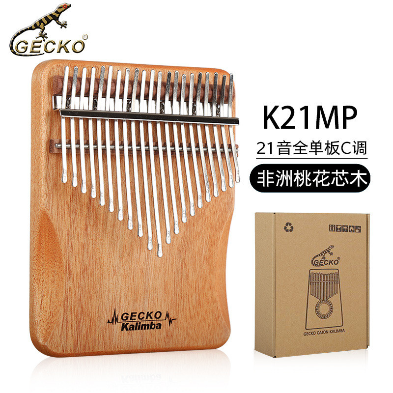 Gecko 21-Tone Board Thumb Piano Kalimba Finger Piano Beginner Kalimba