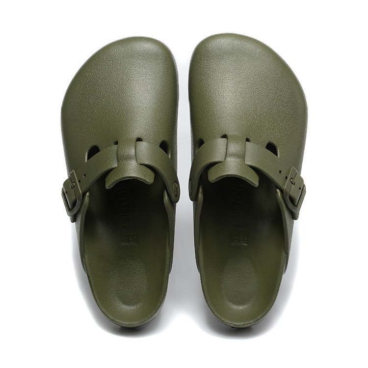 Birkenstock Boston EVA Black รองเท้าแตะครึ่งแพ็คสําหรับผู้ชายและผู้หญิง 36-45 (6 สี) - รูปที่ 7