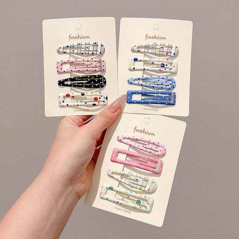 กิ๊บติดผมสีสันสดใสสำหรับเด็กสไตล์เกาหลี เครื่องประดับผมแบบคลิป - รูปที่ 3