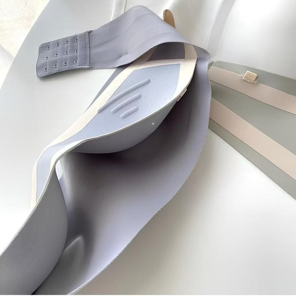 บรา เสื้อชั้นในเกาะอก ชั้นในไร้โครง สีพื้น เสื้อในเกาะอก ฟองน้ำบาง เนื้อผ้านิ่ม สวมใส่สบาย - รูปที่ 6