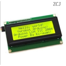 IIC/I2C 2004 LCD2004 โมดูลหน้าจอ LCD หน้าจอสีเขียว SUNLEPHANT