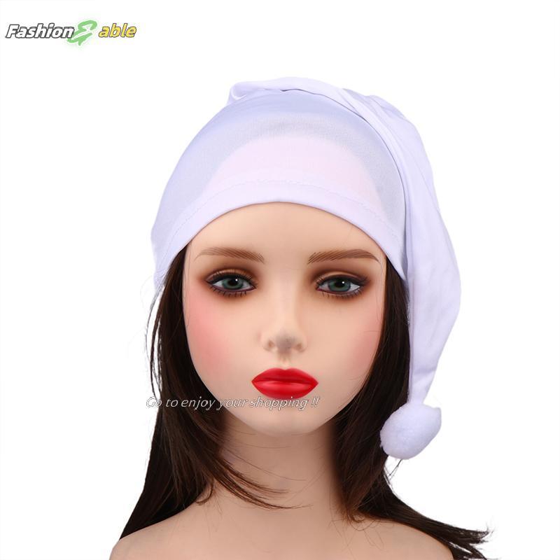 แฟชั่น.shop03 คอสเพลย์เด็กหมวกลูกไม้ Bonnet Lady สีขาวยืดหยุ่น Brim แม่บ้านหมวกสําหรับเวทีบทบาทเล่นแ