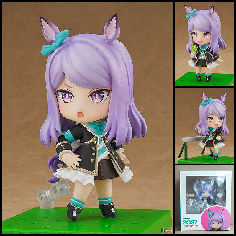 . . Horse Racing Girl Eye White McQueen 2037 #Decisive เสื้อผ้า Nendoroid Face-Changable Doll Model 