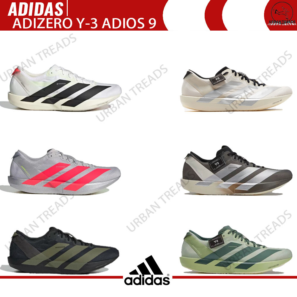 แท้/มีพร้อมส่ง+Preorder👉【ADIDAS Adizero Y-3 Adios 9】สำหรับการฝึกซ้อมกีฬากลางแจ้ง รองเท้าวิ่ง รุ่น - 