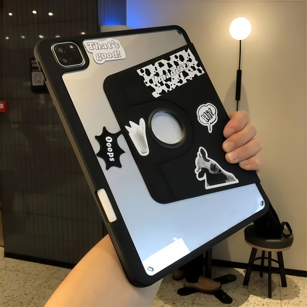 【ใหม่】เคส iPad หมุนได้ 360 องศา Gen10 Pro11 Air4 Air5 เคส Gen9 Gen8 Gen7 Gen11 Gen6 Gen5 Air3 Pro เค