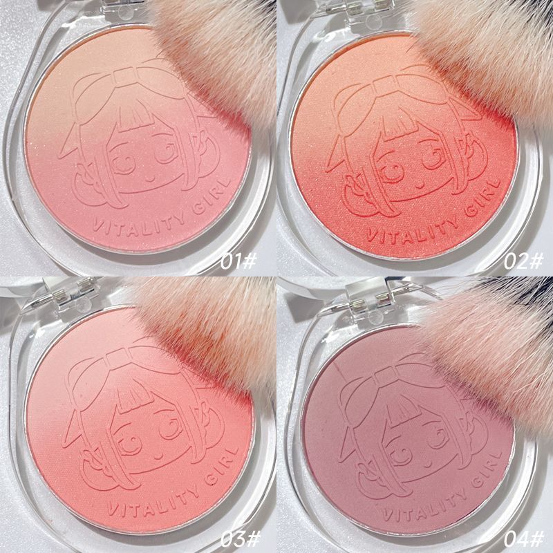 Powder Blusher/Water Gloss Blusher Double Fit Gradient Blusher 2025 Matte High Gloss Repairing Natur
