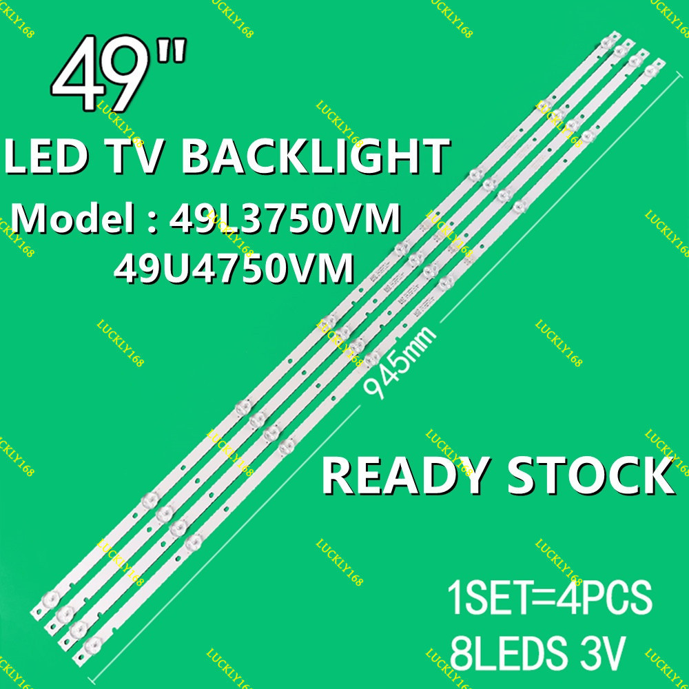 49L3750VM / 49U4750VM TOSHIBA 49 INCH LED TV BACKLIGHT ( LAMPU TV ) 49U4750 49L3750 49" BACKLIGHT TV