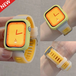 Jelly Dual สีสําหรับ Huawei Watch Fit3 4Pro,ซิลิโคนอ่อนนุ่มกีฬาพร้อมเคสป้องกันสําหรับอุปกรณ์เสริมแฟชั่น Fit4