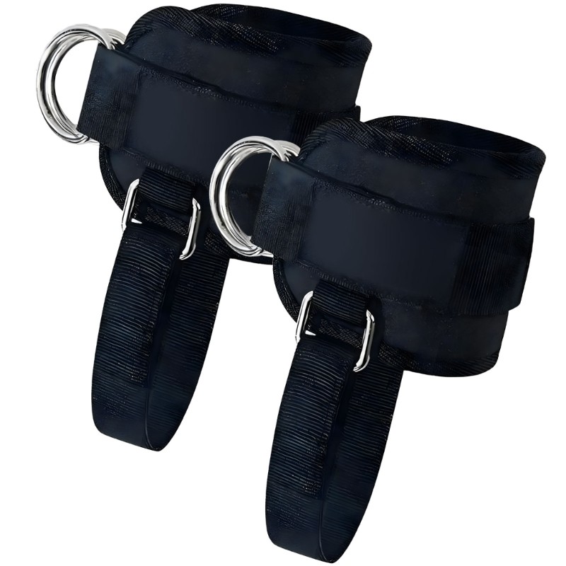 Adjustable D Rings Ankle Strap Foot Support Ankle Cuffs Buckle Ankle Fitness
