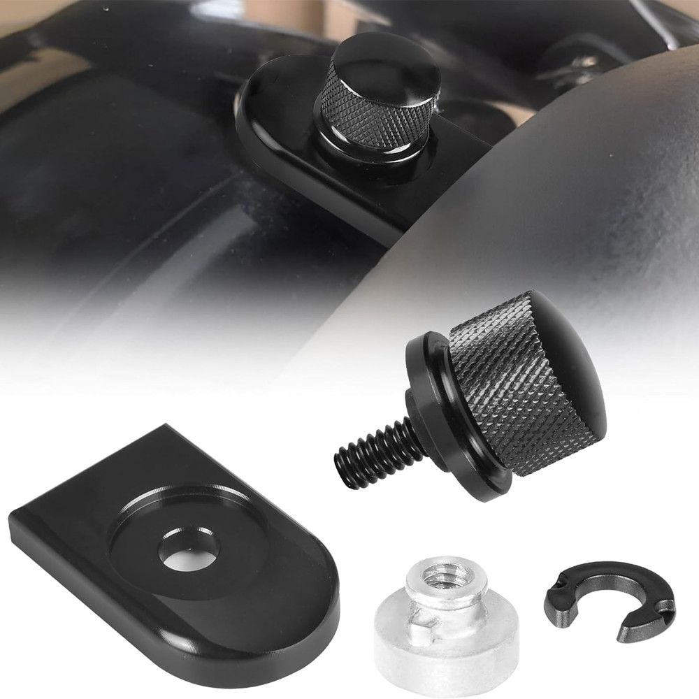 รถจักรยานยนต์ด้านหลัง Fender Seat Bolt สกรู Nut Tab Kit Mount Knob สําหรับ Harley XL Dyna Softail To