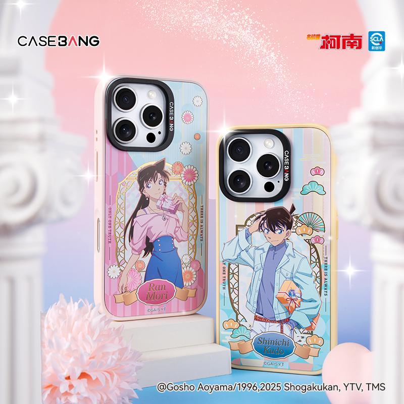CASEBANG - Detective Conan: Destiny Promise Series ImagiSnap Magnetic Case, Replacement Back, Military Drop Protection, เข้ากันได้กับ 13-16