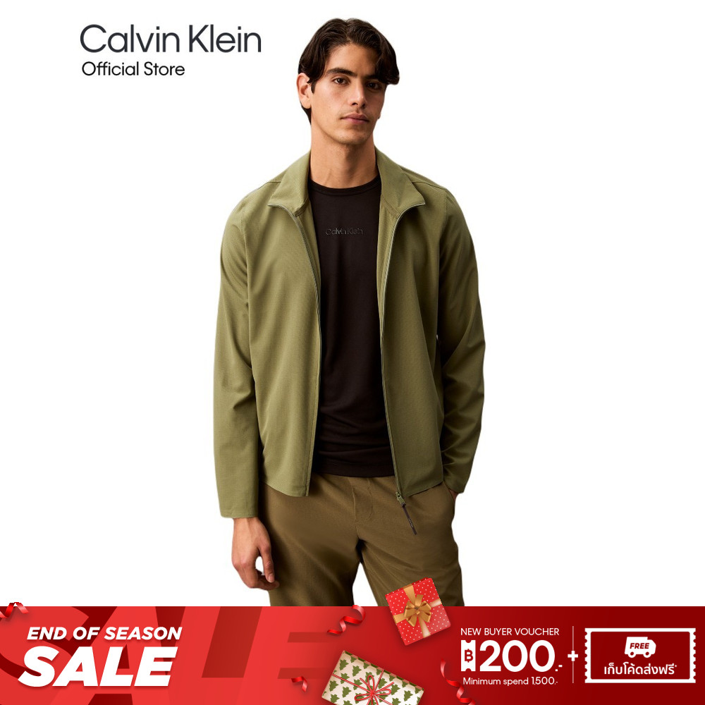 CALVIN KLEIN เสื้อแจ็คเก็ตผู้ชาย รุ่น GMS5O530 LB6 - สี Olive