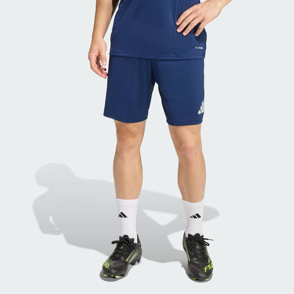 adidas ฟุตบอล กางเกงขาสั้น Entrada26 ผู้ชาย สีน้ำเงิน JZ2513