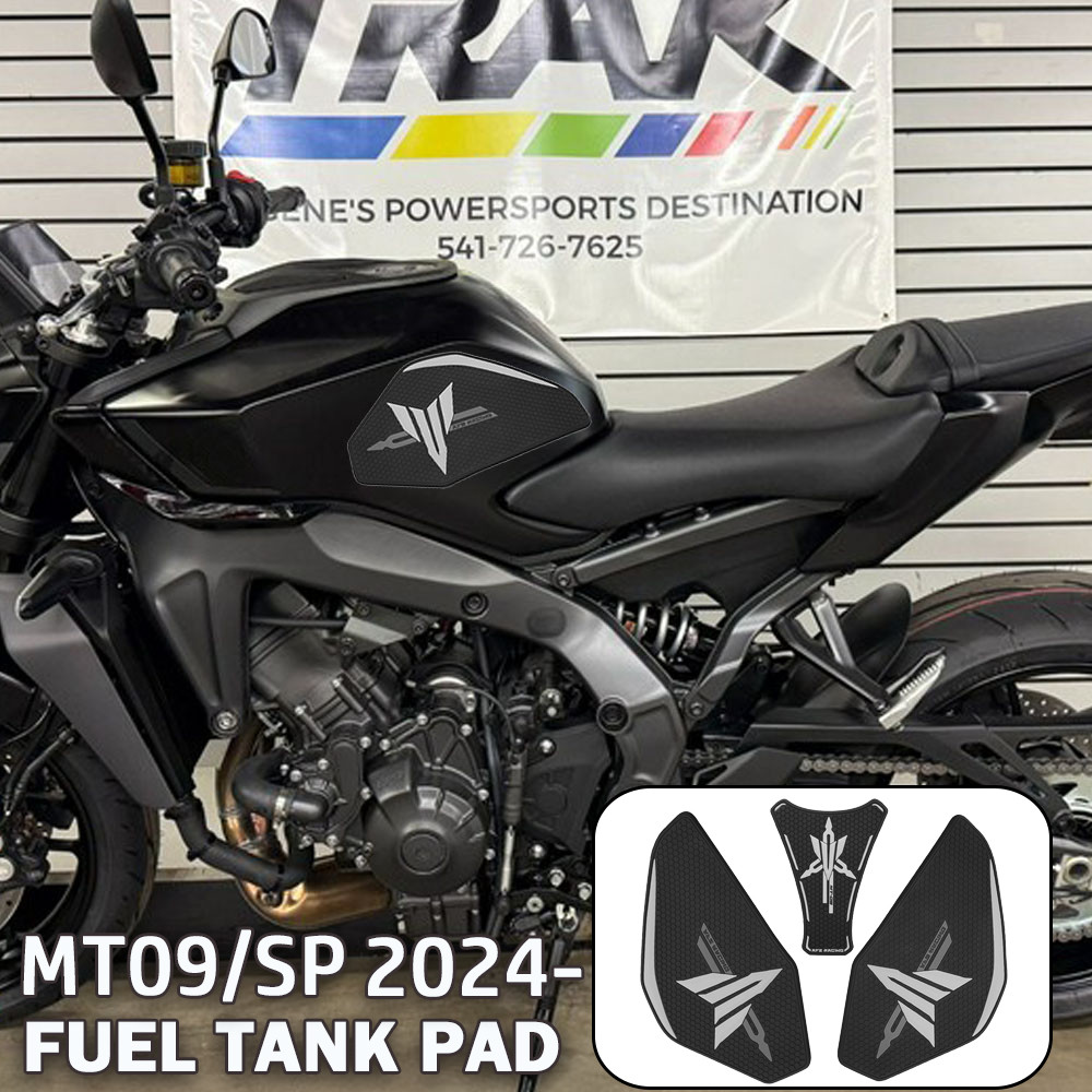 สําหรับ YAMAHA MT-09 2025 MT09 SP 2024 สติกเกอร์รถจักรยานยนต์ยางถังน้ํามัน Pad Protector ด้านข้างลื่