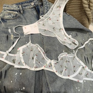 ชุดชั้นในสามเหลี่ยมแบบถ้วย ทำจากผ้ากอซเนื้อบางเบากะทัดรัด