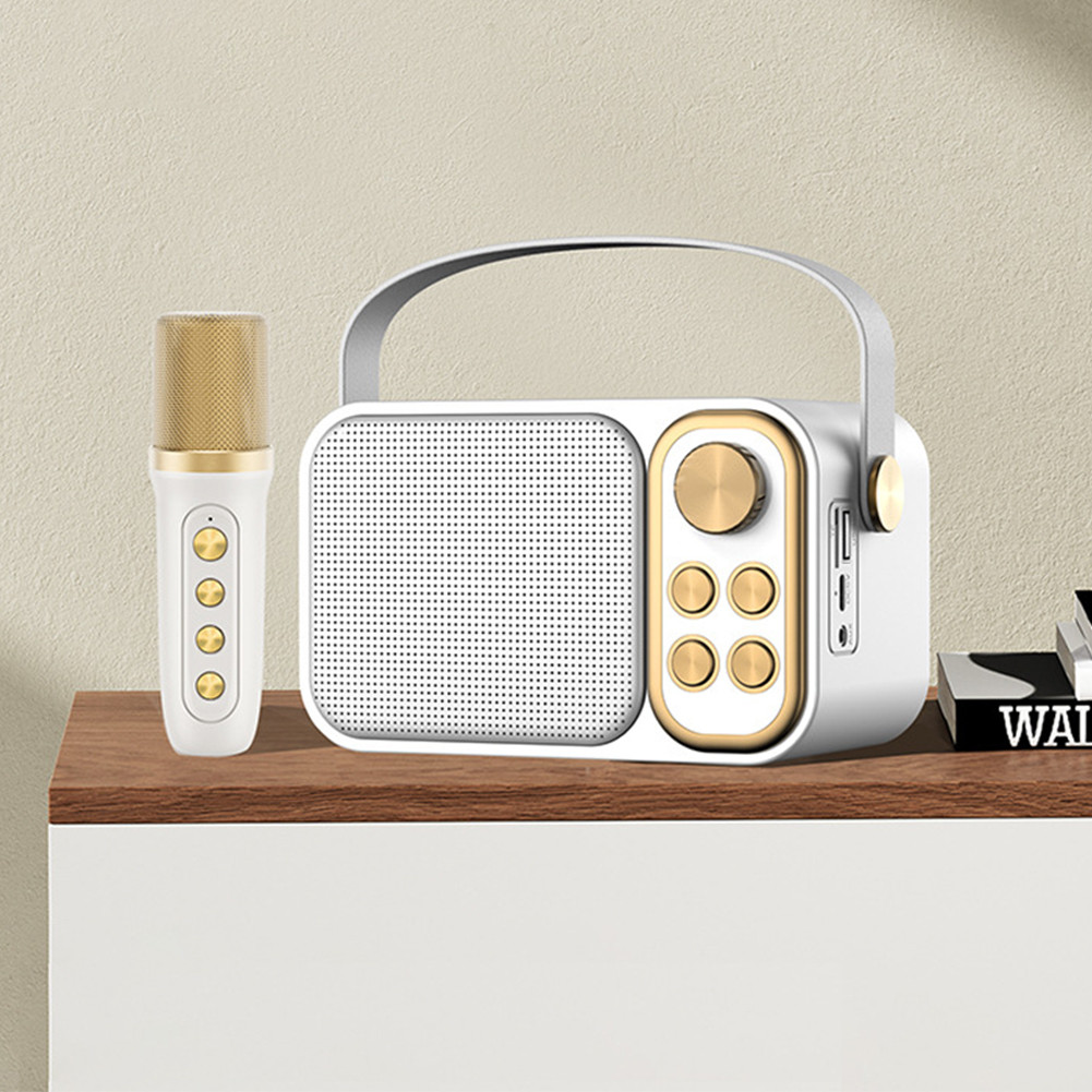 ลำโพง HIFI ระบบไร้สาย USB มาพร้อมไมค์ ใช้ได้ทุกที่ พกพาสะดวก