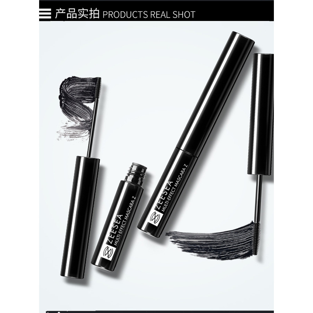 มาสคาร่ากันน้ำ มาสคาร่า Zeesea Color Multi-Effect Mascara Eyelash Primer ครีมจัดแต่งทรงผมกันน้ําหนา 